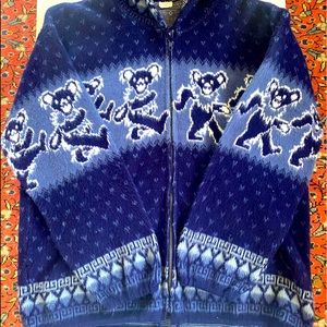 Grateful Dead Alpaca Hoodie by Jerry4theKids Grateful Dead, Hoodie Jacket.
